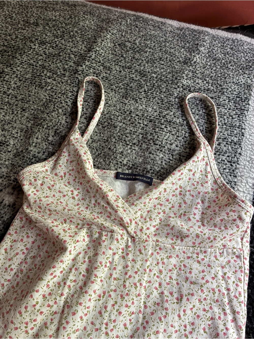 White and pink floral amara dress